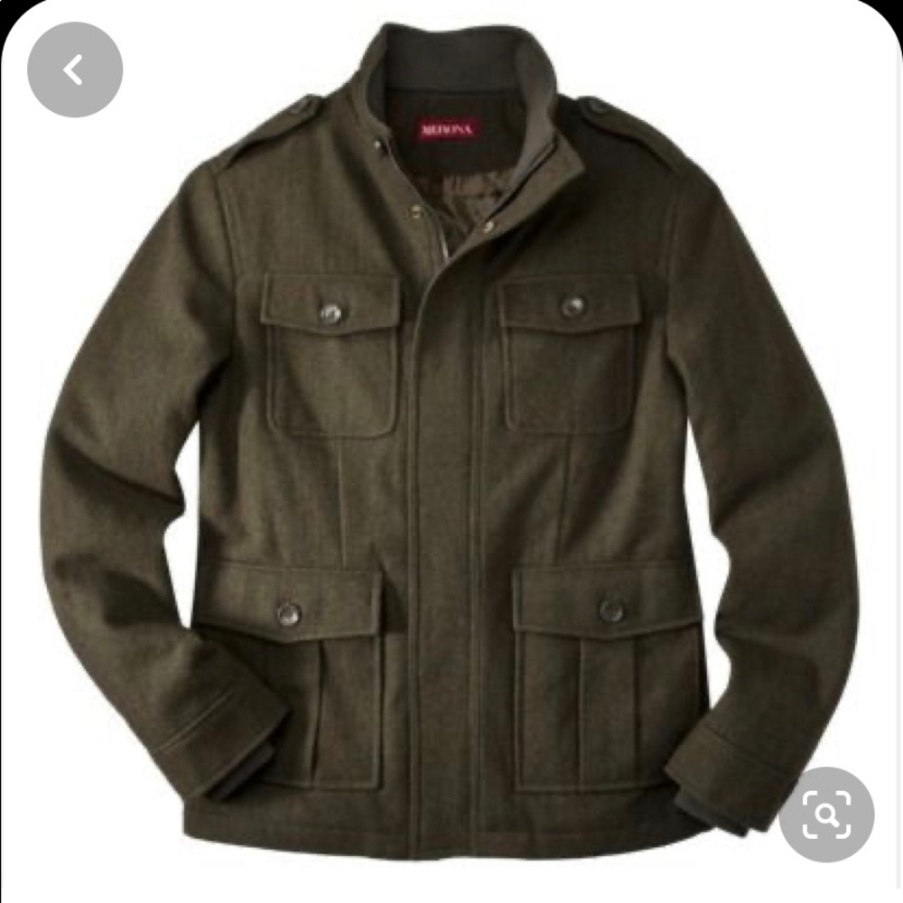 New Men’s Wool Blend Coat Size S